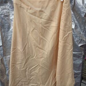 Talbots Cream A-Line Skirt